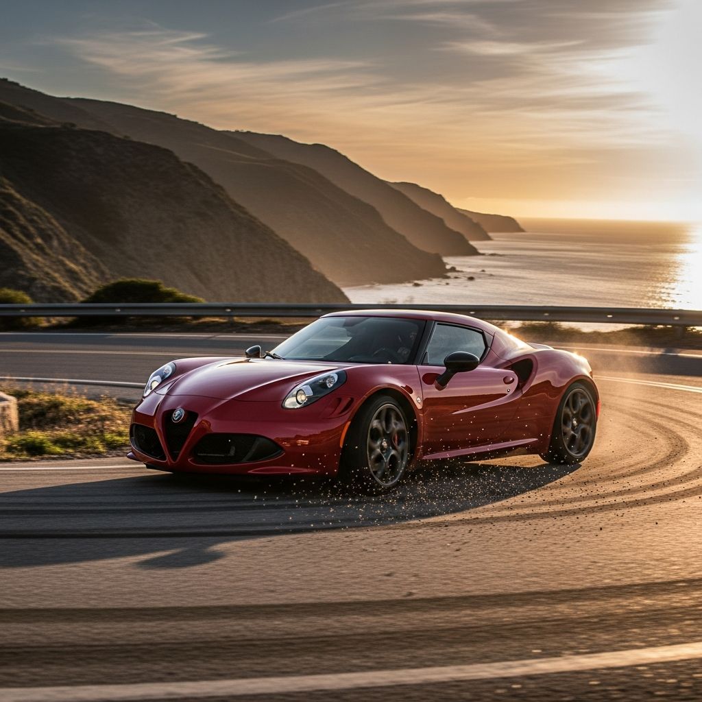 Discover the raw thrill of the Alfa Romeo 4C, a lightweight Italian sports car that prioritizes pure driving joy over everyday comforts.