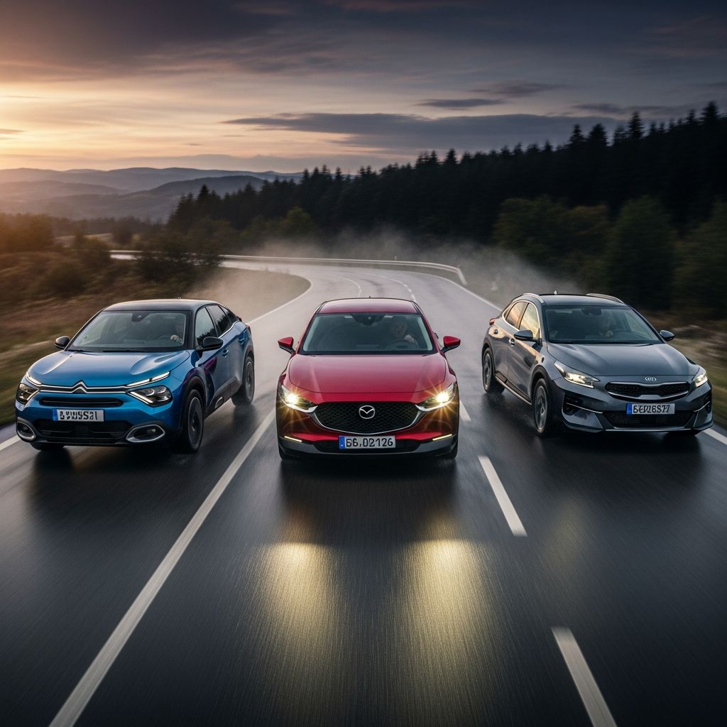 Comparing three popular compact crossovers across performance, efficiency, and practicality