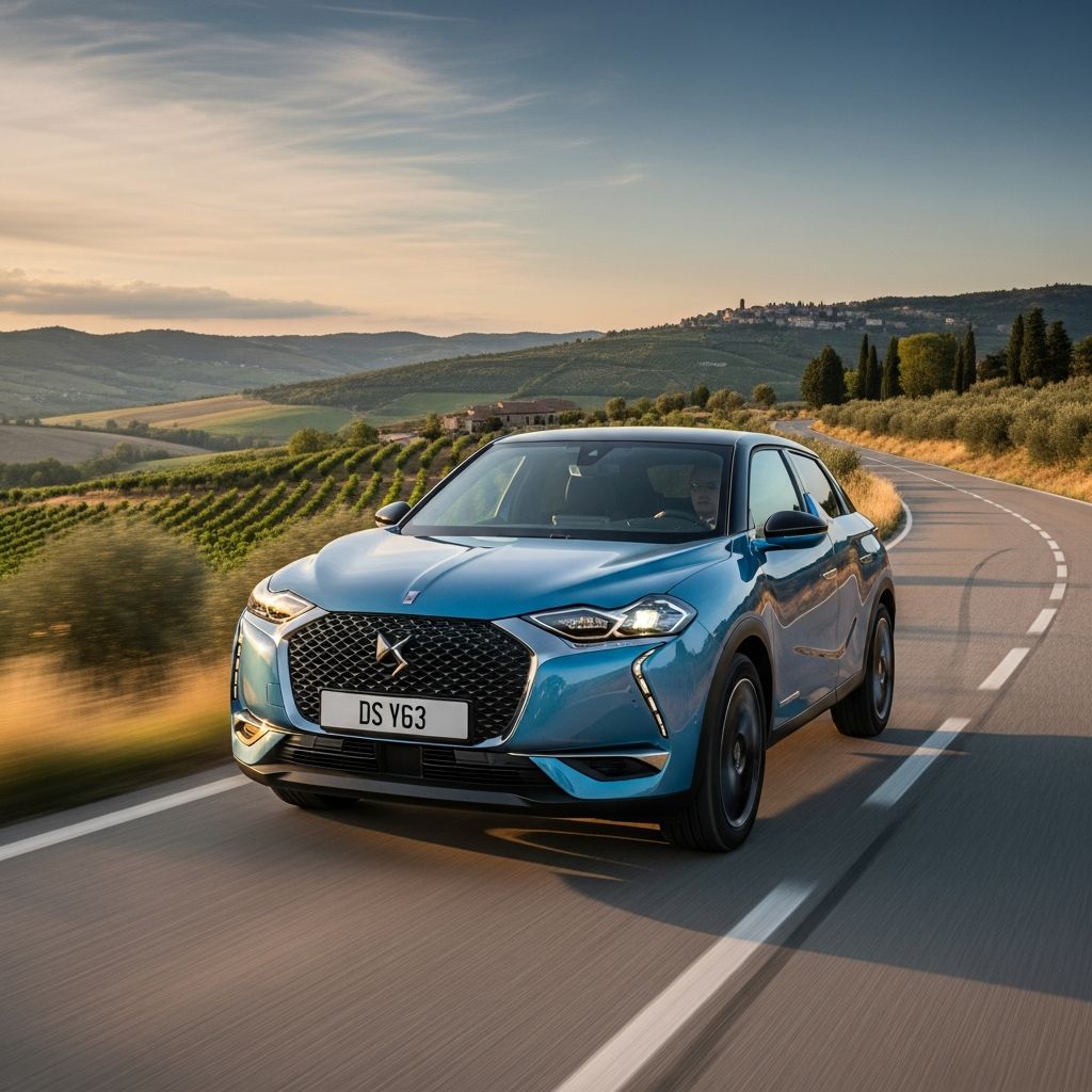 Discover the stylish DS 3 Crossback's blend of luxury, comfort, and efficiency in the premium small SUV segment.