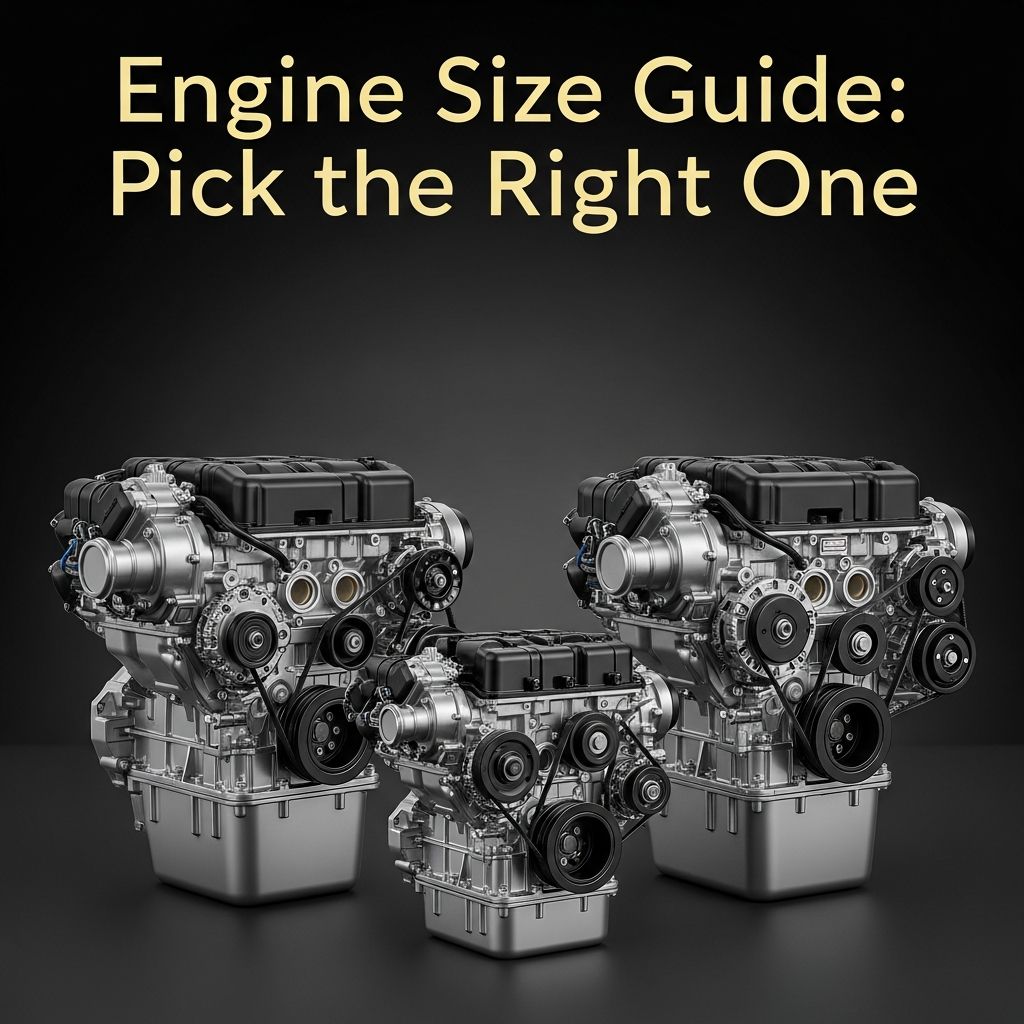 Discover how engine sizes affect power, efficiency, and costs to select the perfect motor for your driving needs and lifestyle.