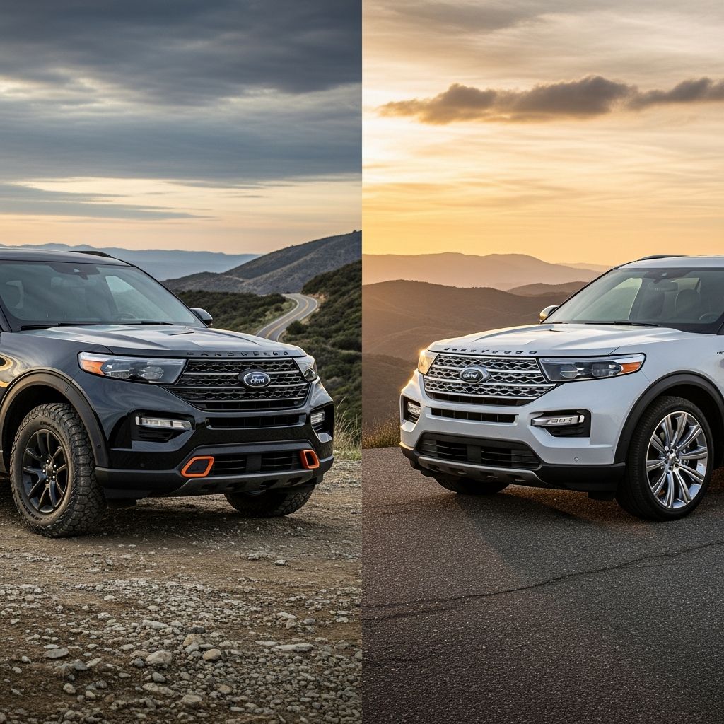 Discover how the rugged Tremor off-road trim stacks up against the luxurious Platinum in the 2026 Ford Explorer lineup for your perfect SUV match.