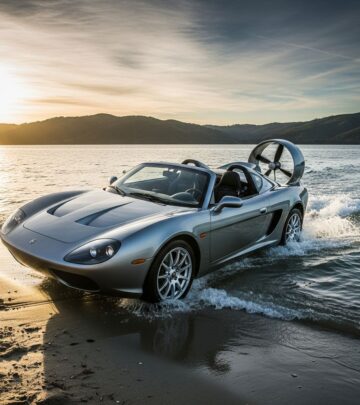 Discover the revolutionary Gibbs Aquada, blending high-speed sports car thrills with speedboat performance for unmatched land-water adventures.