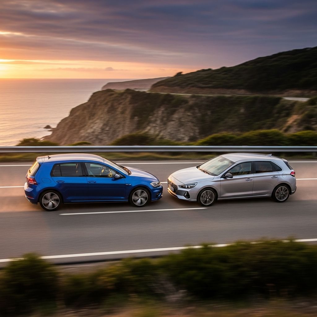 Discover which compact hatchback reigns supreme in performance, comfort, and value between Volkswagen Golf and Hyundai i30.