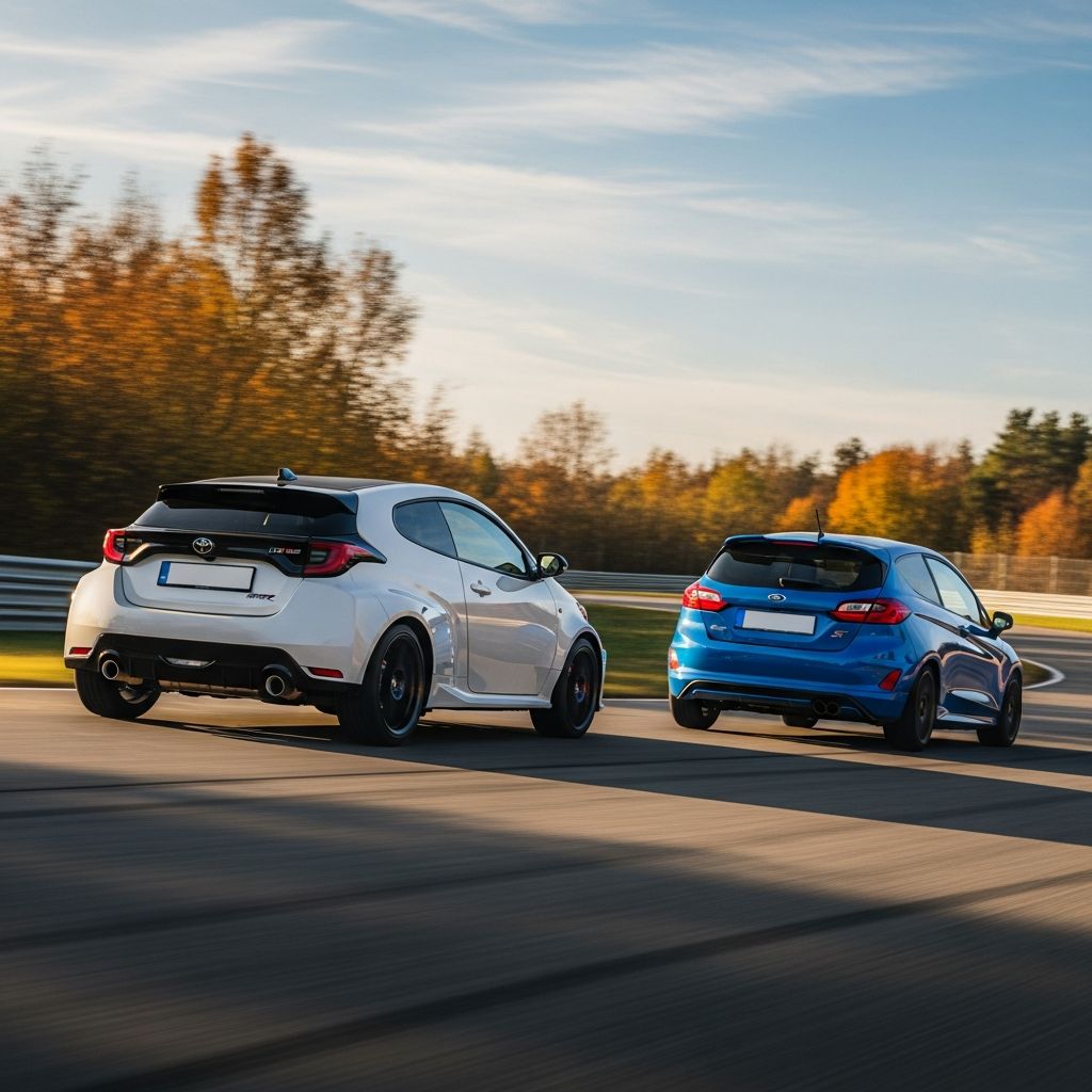 Discover which turbocharged three-cylinder hot hatch reigns supreme in performance, handling, and everyday usability between Toyota GR Yaris and Ford Fiesta ST.