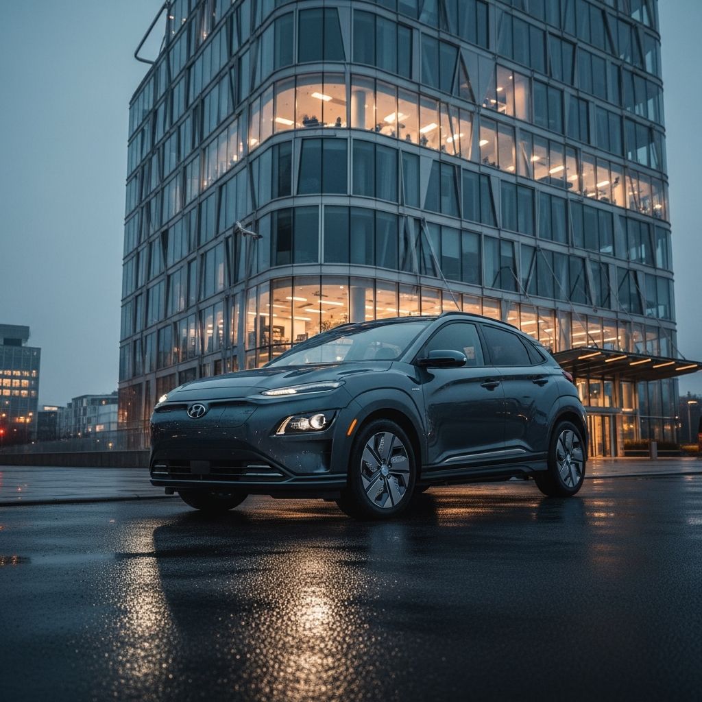 Discover why the 2024 Hyundai Kona excels as the leading small company car with superior space, tech, and efficiency for business drivers.