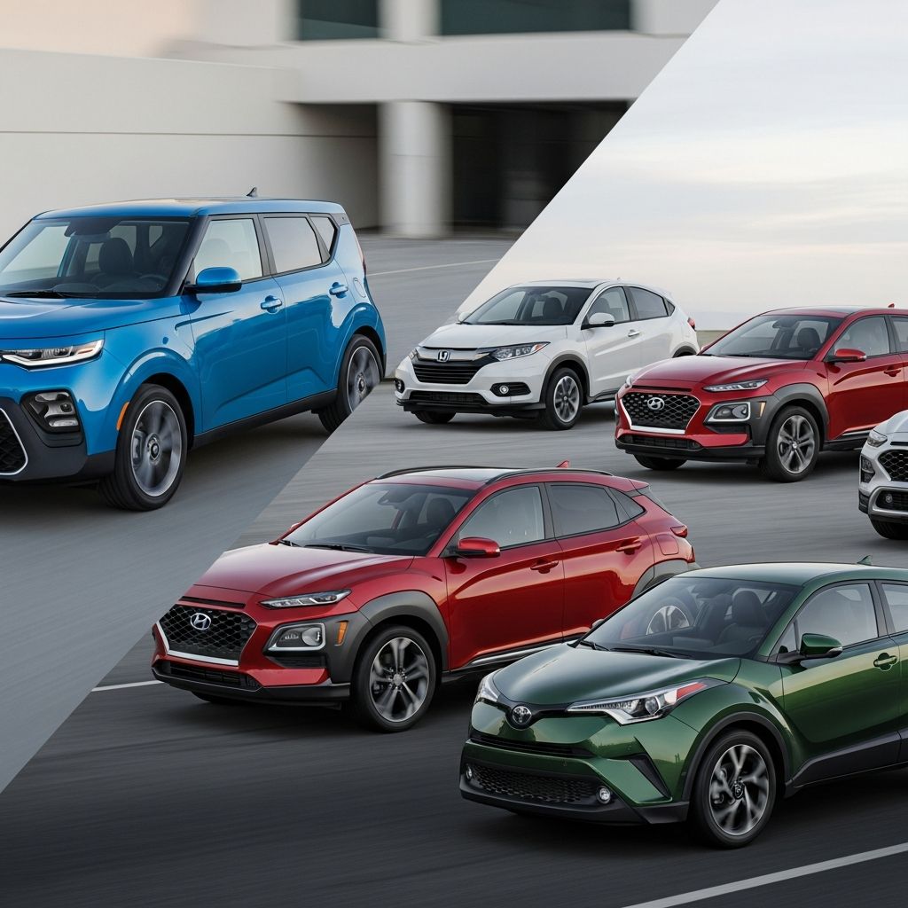 Discover standout competitors to the Kia Soul that match its quirky style, practicality, and value in the subcompact SUV market.