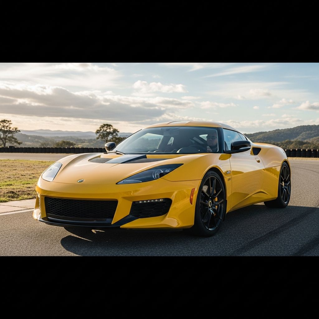 Discover the thrilling dynamics and supercharged power of the Lotus Evora S Sports Racer, a benchmark in mid-engine sports cars.