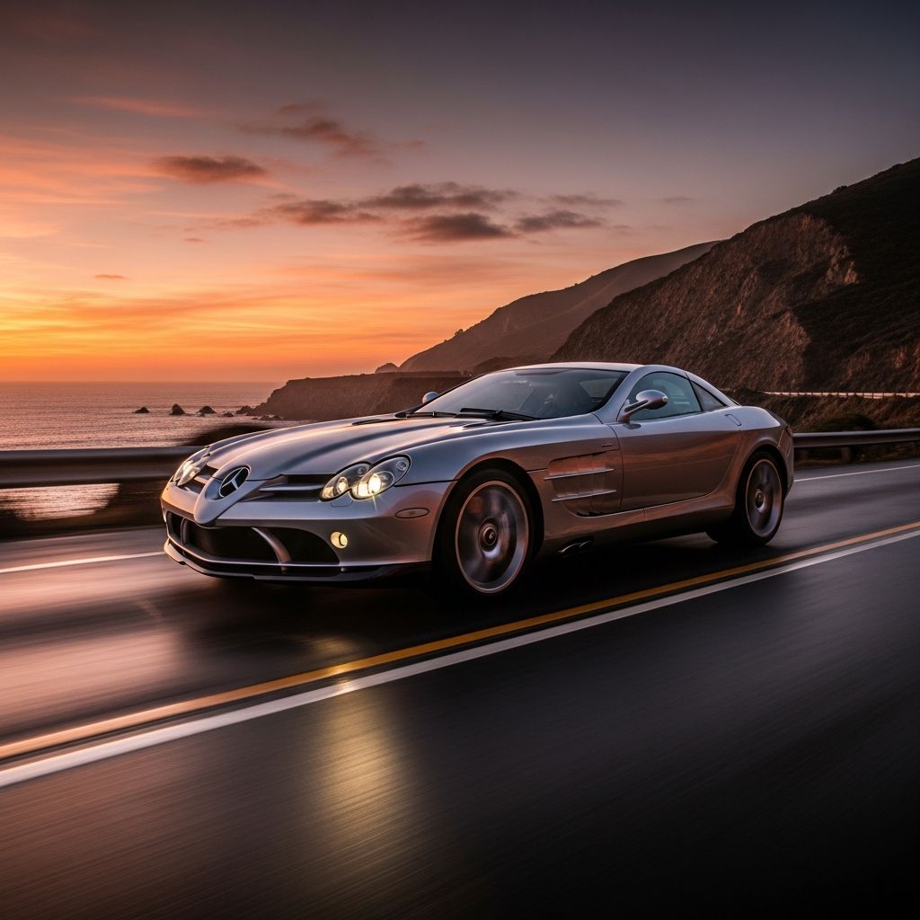 Discover the legendary Mercedes-Benz SLR McLaren, a fusion of 1950s racing heritage and modern supercar innovation from Mercedes and McLaren.