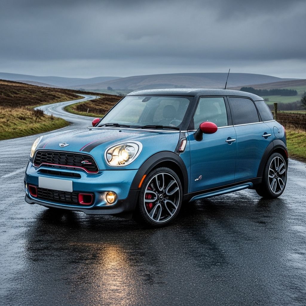 Discover the thrilling blend of family practicality and high-performance driving in the MINI Countryman JCW from 2012 to 2016.