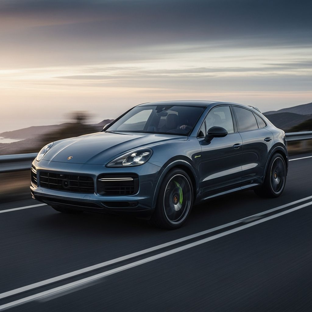 Porsche Cayenne Turbo S E-Hybrid Coupe Performance Exploring the intersection of hybrid efficiency and supercar-level speed
