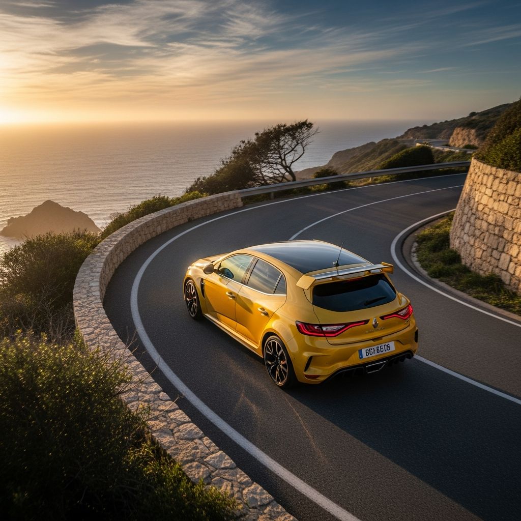 Experience the thrilling performance and refined dynamics of the 2021 Renault Megane RS 300 Trophy, a hot hatch masterpiece blending power and precision.
