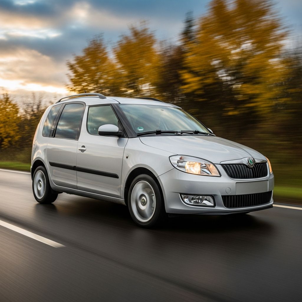 Skoda Roomster: Practical Used MPV With 1,800L Boot Discover the practical, quirky Skoda Roomster MPV that redefined family versatility with innovative design and value.