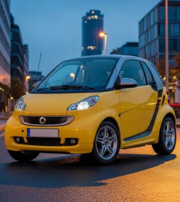 Discover the compact brilliance of the Smart City Coupe Passion, blending urban agility with surprising refinements for city driving enthusiasts.