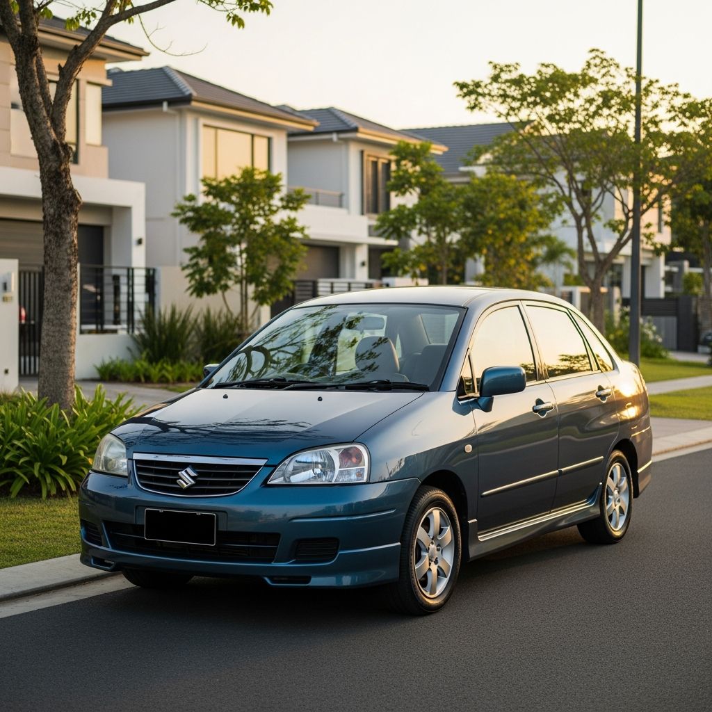Suzuki Liana GLX Saloon: Practicality Meets Affordability Discover why the Suzuki Liana GLX remains a sensible choice for budget-conscious families.