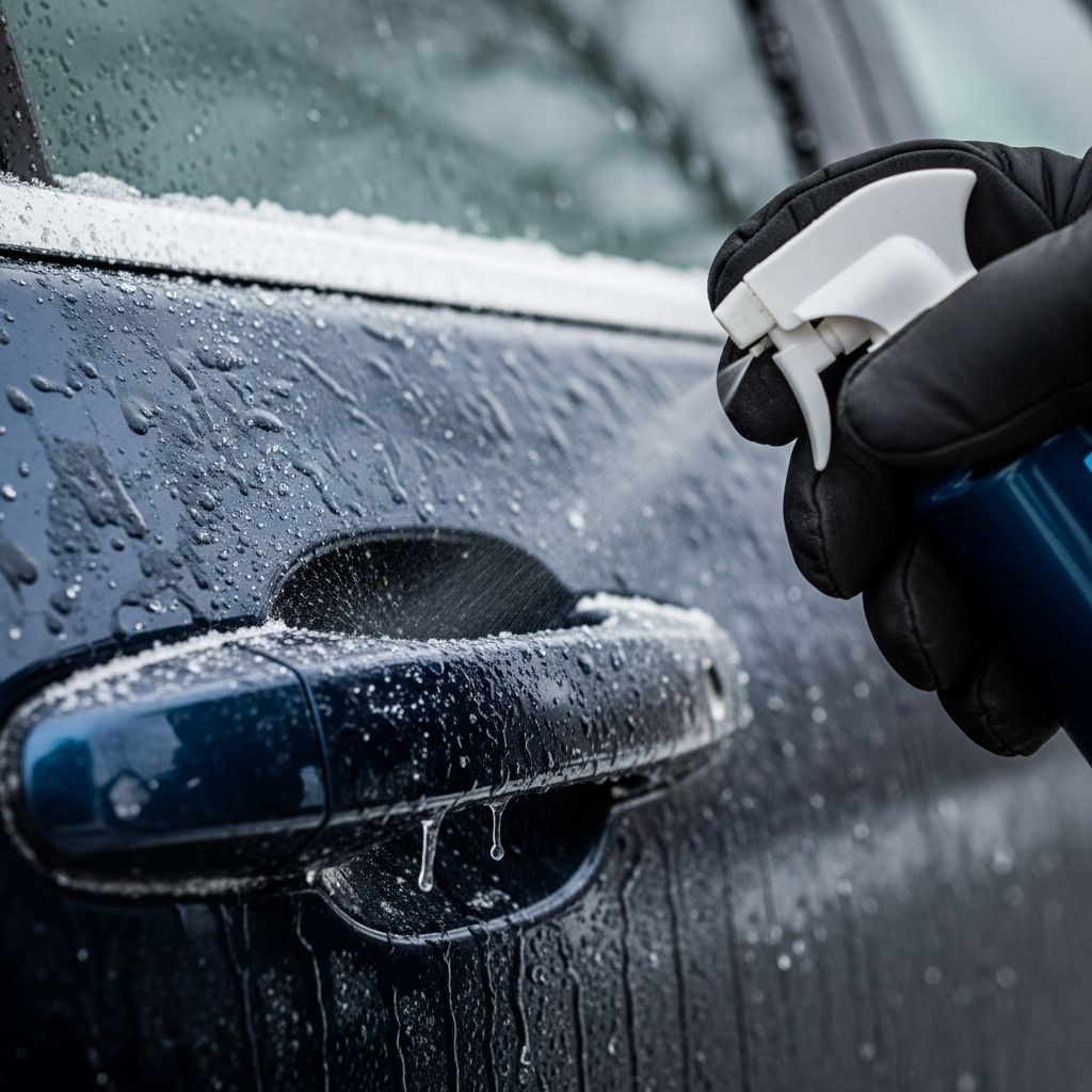 Master safe techniques to defrost iced car doors and locks, avoiding costly handle damage during harsh winter conditions.