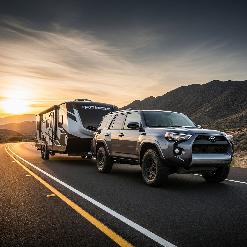 Toyota 4Runner Towing Capacity Guide Discover the Toyota 4Runner's impressive towing power across generations, from 5,000 lbs standard to 6,000 lbs hybrid max.