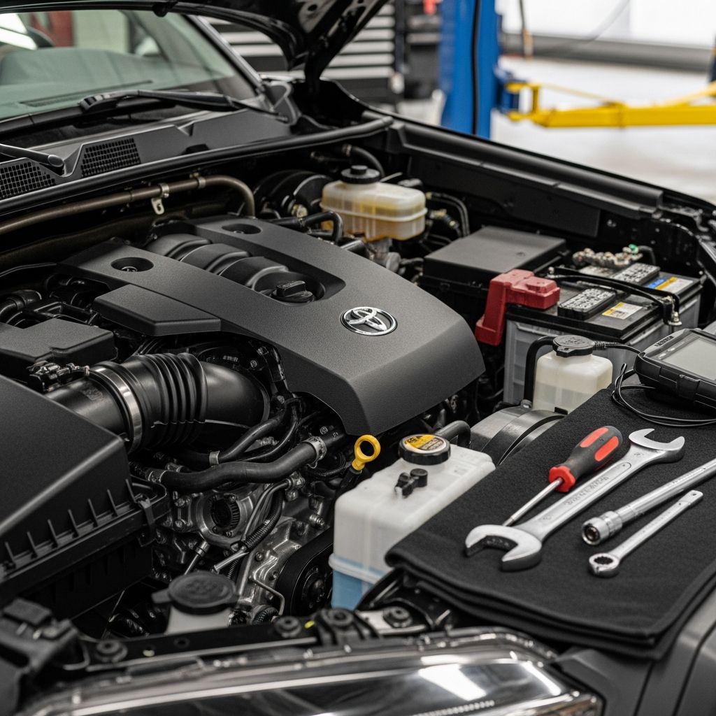 Toyota Tacoma Service Guide Master your Tacoma's upkeep with this detailed mileage-based schedule for optimal performance and longevity.