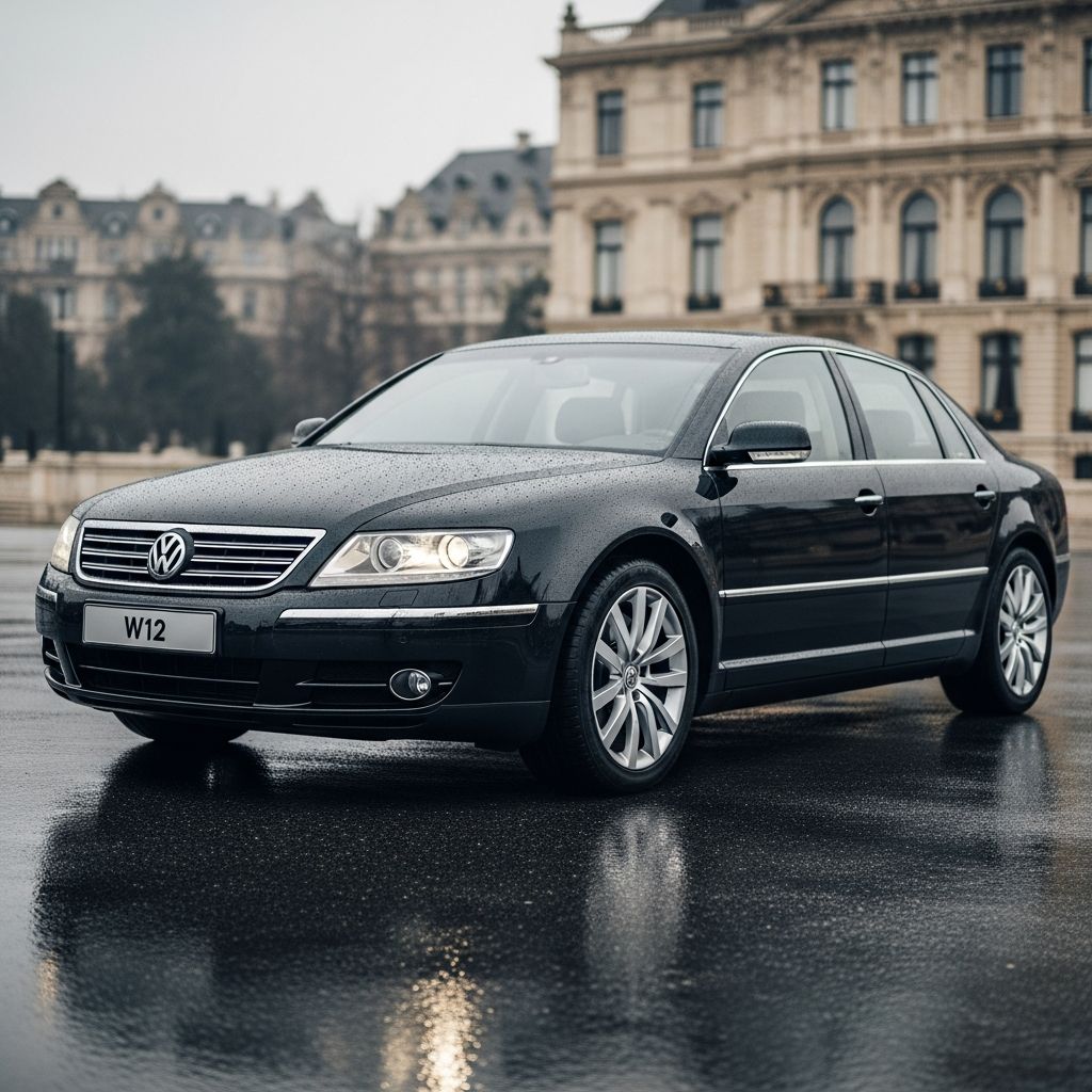 Discover the Volkswagen Phaeton W12, a forgotten flagship blending supreme comfort, power, and innovation in a luxury sedan that redefined VW's ambitions.